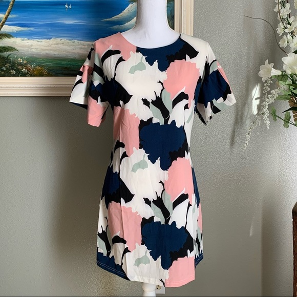 Inomi Women’s Multicolored Print Dress Size Small/2 - Picture 17 of 17